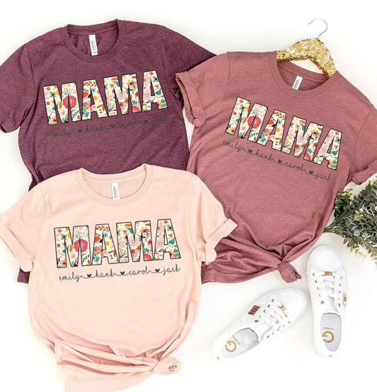 Mama or Grandparent Personalized Shirt