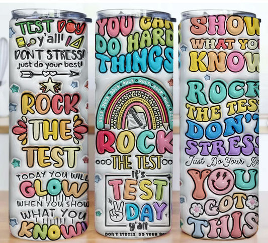 Rock The Test 20oz Tumbler