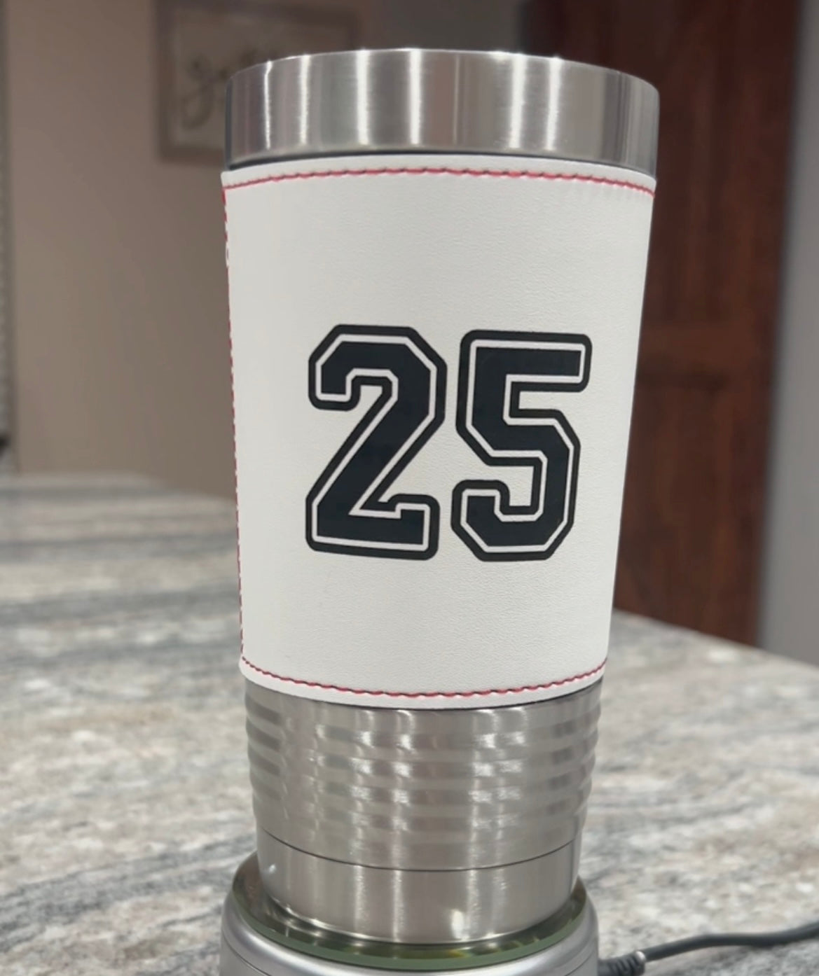 Baseball/Softball 20 oz. Leatherette Tumbler