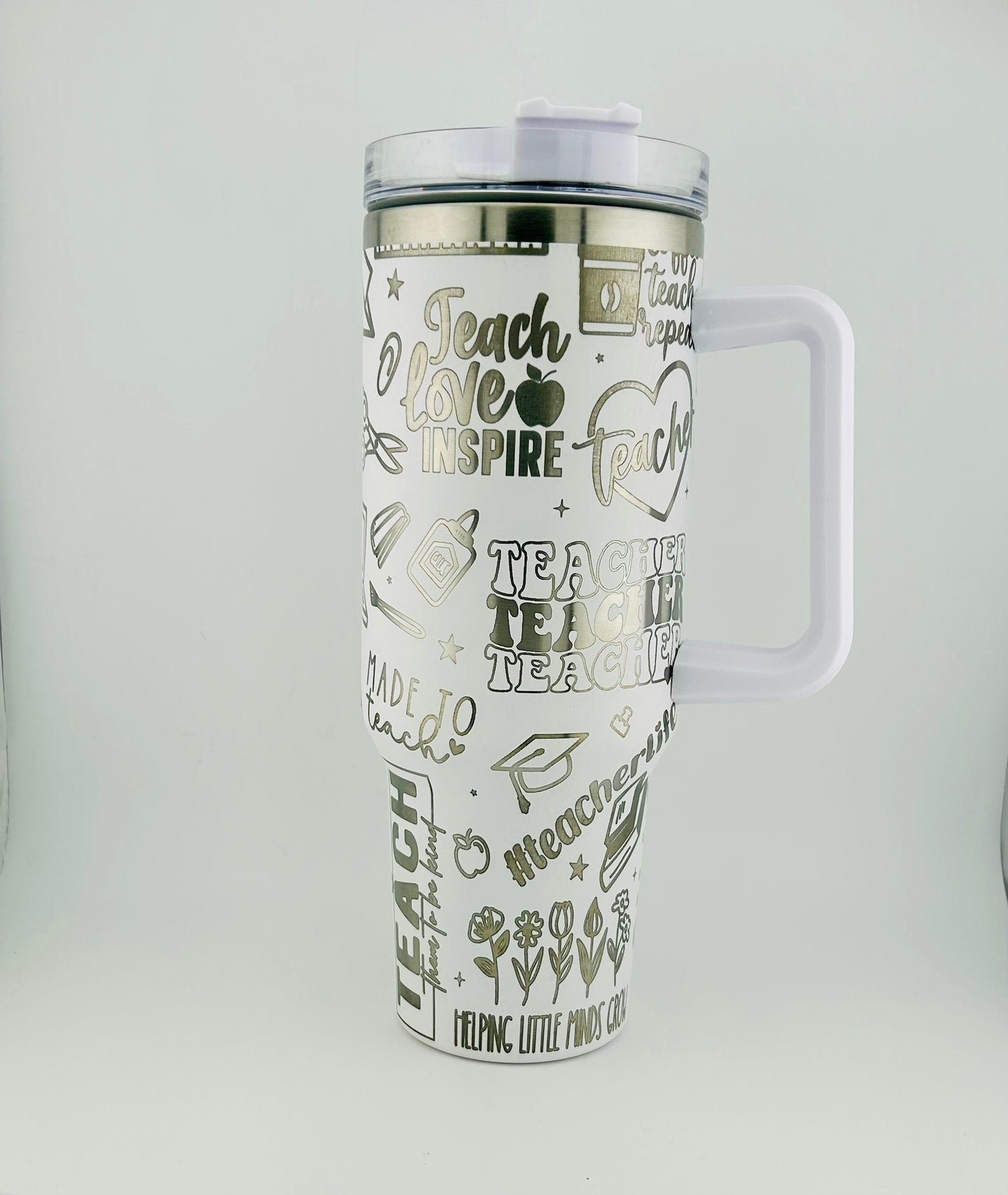 Teacher Life 40 oz. Engraved Tumbler