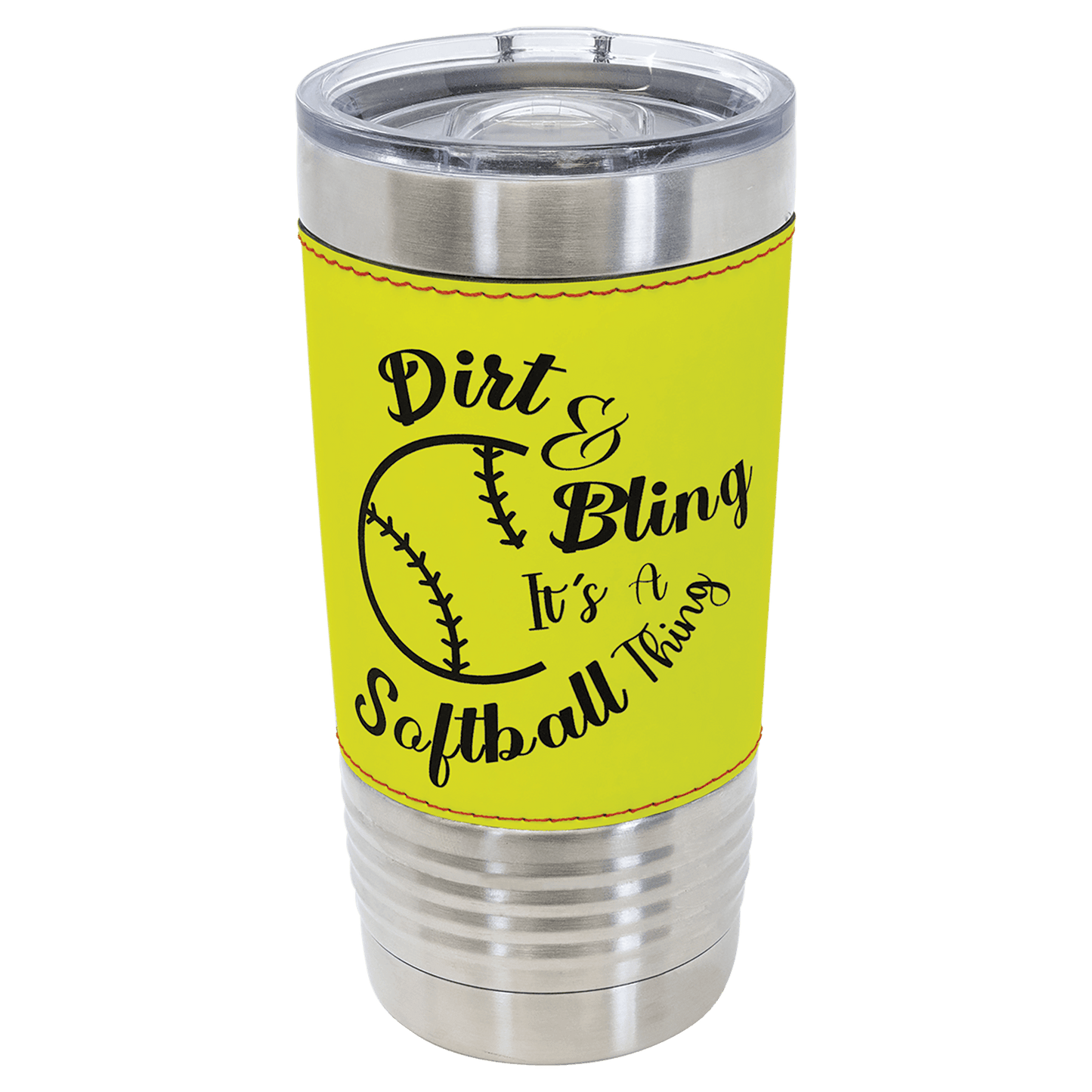 Baseball/Softball 20 oz. Leatherette Tumbler